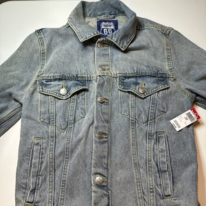 Vintage Route 66 Denim Blue‎ Jacket Mens Size Small With Original Kmart Tag New